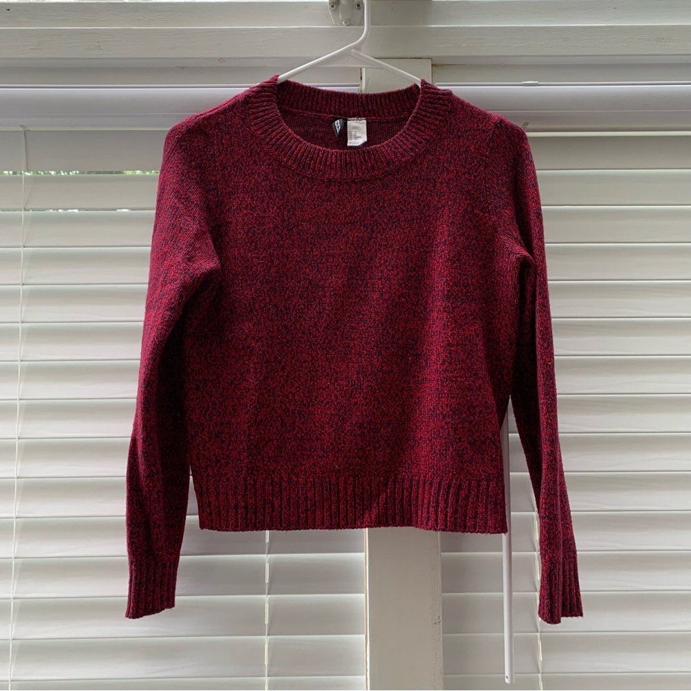 H&M Red knit sweater